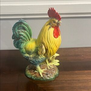 VINTAGE  Rooster Figurine JAPAN rooster home decor